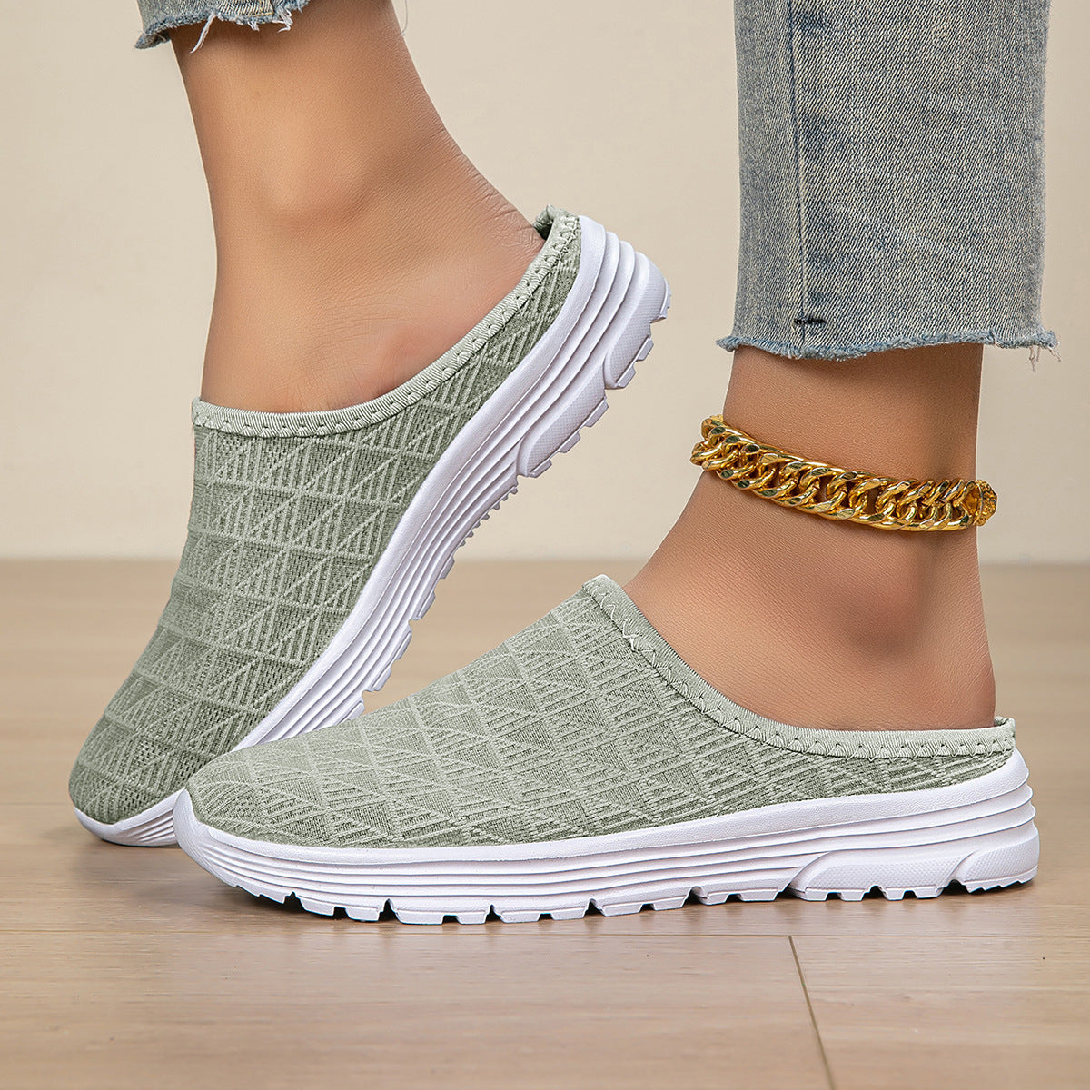 Women's Breathable Mesh Sports Sandals | Lightweight Non-Slip Beach Shoes