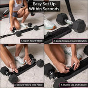 Adjustable Weighted Waist Belt, for Home Workouts, Dumbbell Training & Hip Shaping, Home Gym Fitness Equipment