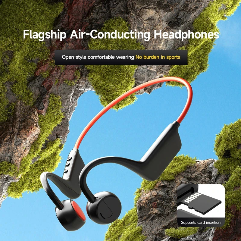 Bone Conduction Headset Wireless Swimming Sports Headphone IPX8 Bluetooth 5.4 With Mic Waterproof Exercise Fitness 2026 NEW