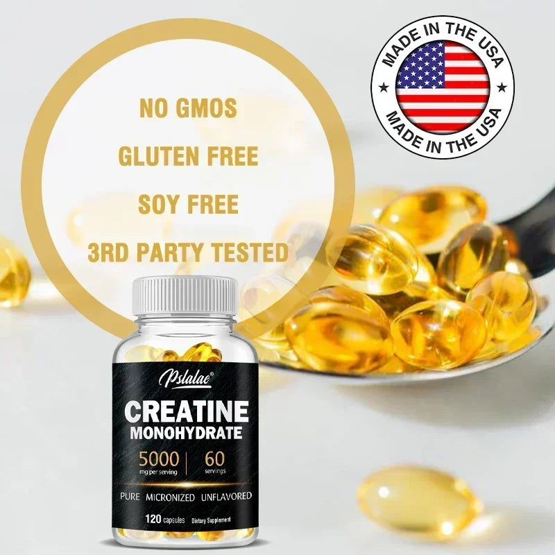 Creatine Monohydrate - Improves Performance, Muscle Growth and Recovery