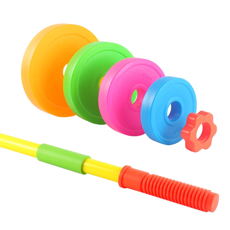 Children Dumbbell Sports Toys Parish Outdoor Activity Games Aids Adjustable Weight Dumbbells Grow Up Physical Training Boys Game