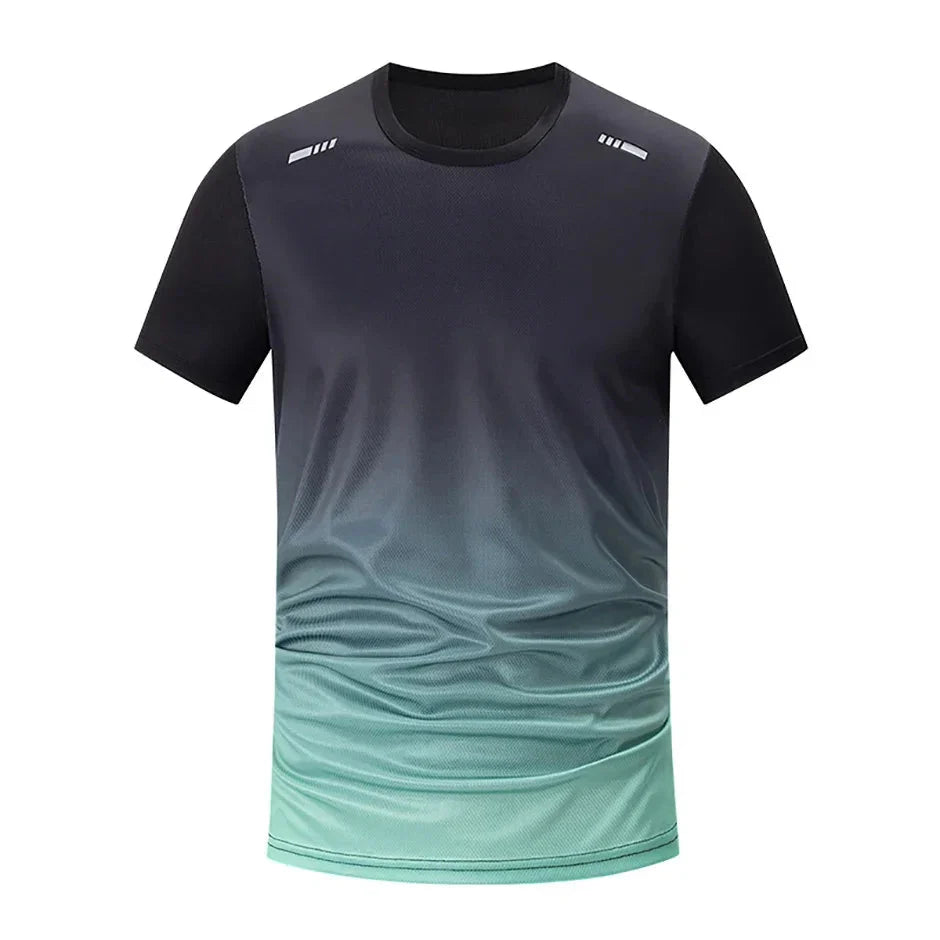 Summer t Shirt For Men Casual White t-Shirts Man Short Sleeve Top Breathable Tees Quick Dry Gym Shirt Soccer Jersey Male Clothes
