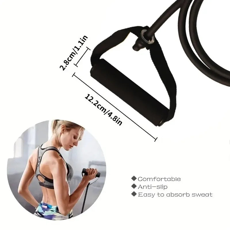 Resistance Bands With Handles, Exercise Bands, Workout Bands With Handles For Men Women, Strength Training Equipment At HomeJ
