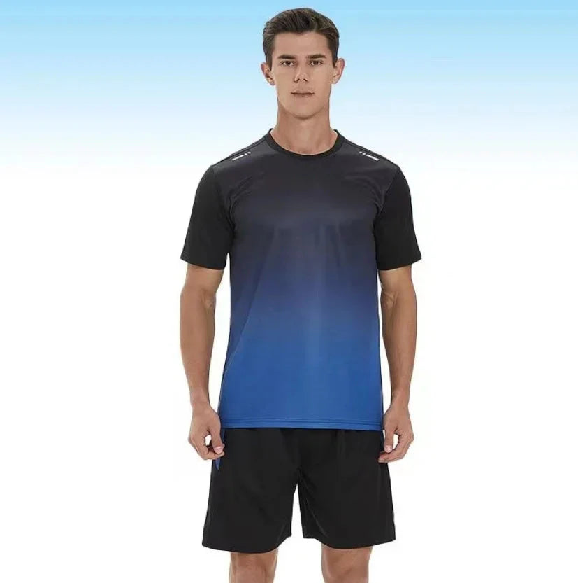 Summer t Shirt For Men Casual White t-Shirts Man Short Sleeve Top Breathable Tees Quick Dry Gym Shirt Soccer Jersey Male Clothes