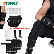 1Pair Adjustable Arm Weights and Leg Weights Set Products, Ankle Weights, Wrist Weights with Removable Weight,for Fitness