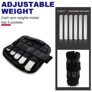 1Pair Adjustable Arm Weights and Leg Weights Set Products, Ankle Weights, Wrist Weights with Removable Weight,for Fitness