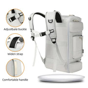 Large Capacity Sports Backpack with Wet/Dry Separation - Travel Gym Bag for Yoga, Fitness & Fishing (32 x 21 x 54 cm / 12.6 x 8.3 x 21.3 in)